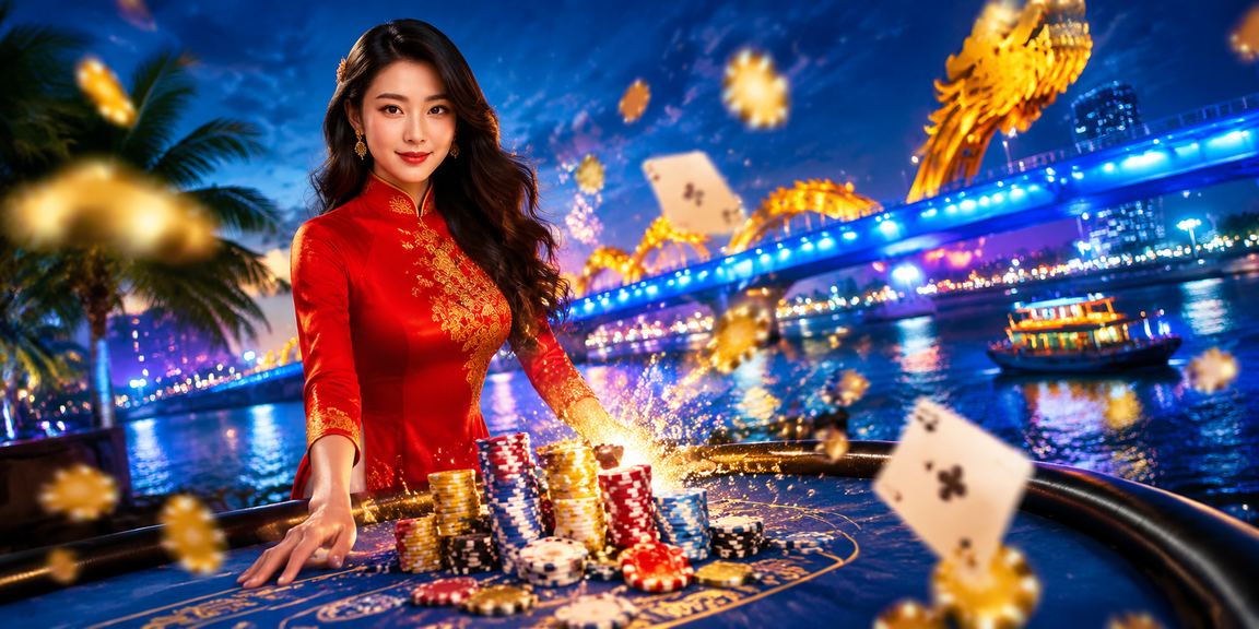 Hình ảnh người chơi tại Đà Nẵng với trang phục truyền thống trong các trò chơi bài